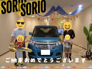 ソリオ　ご納車おめでとうございます★